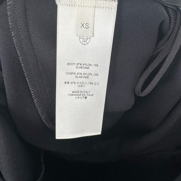 THE ROW Becca High-rise Black Nylon-blend Pants Size XS - Picture 9 of 9